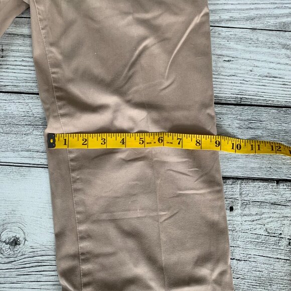 AG Adriano Goldschmied The Luxe Khaki Tailored Trouser Chino Pants - Picture 12 of 16